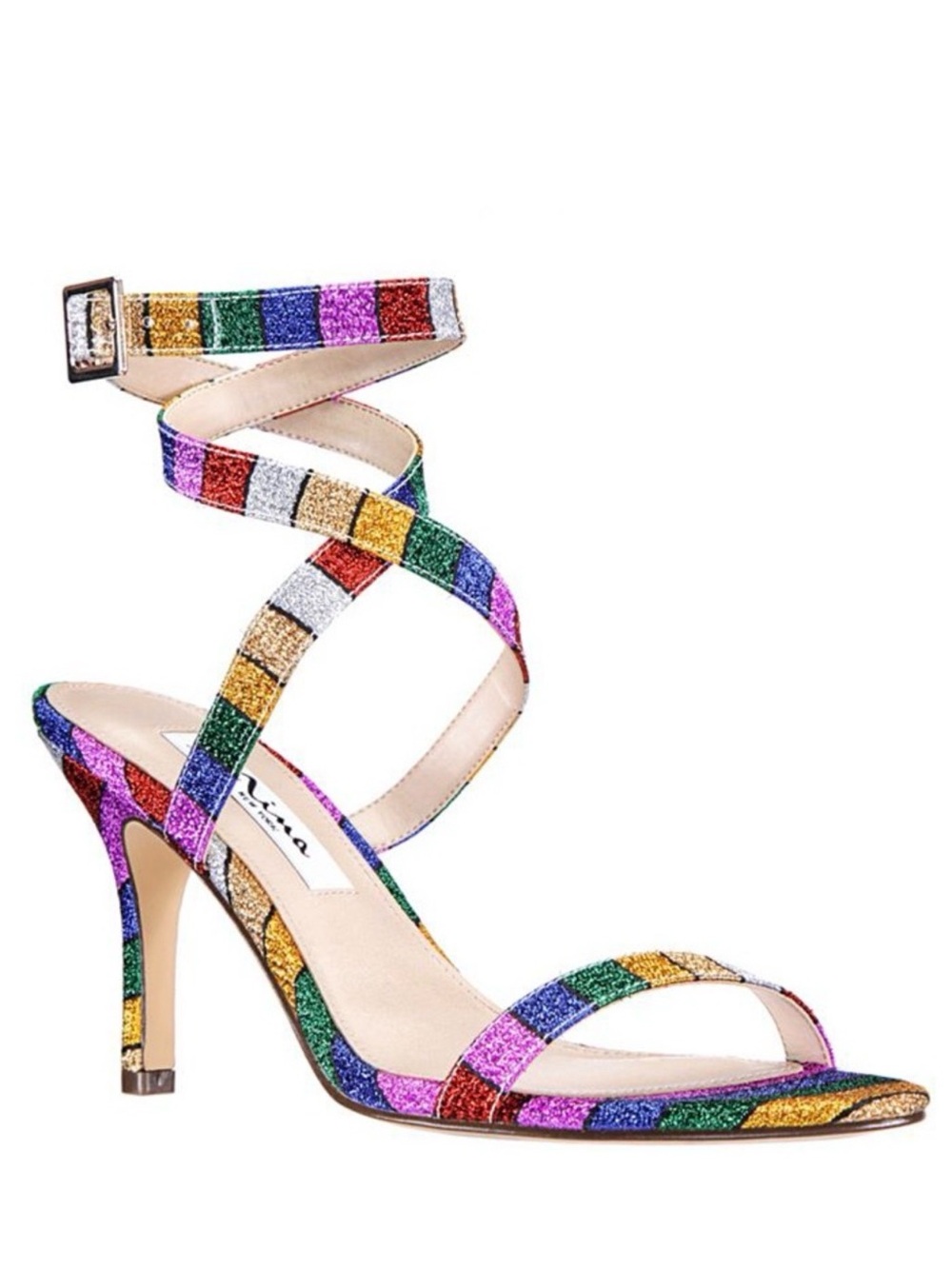 Nina Shoes Vanna Rainbow Strappy Heels